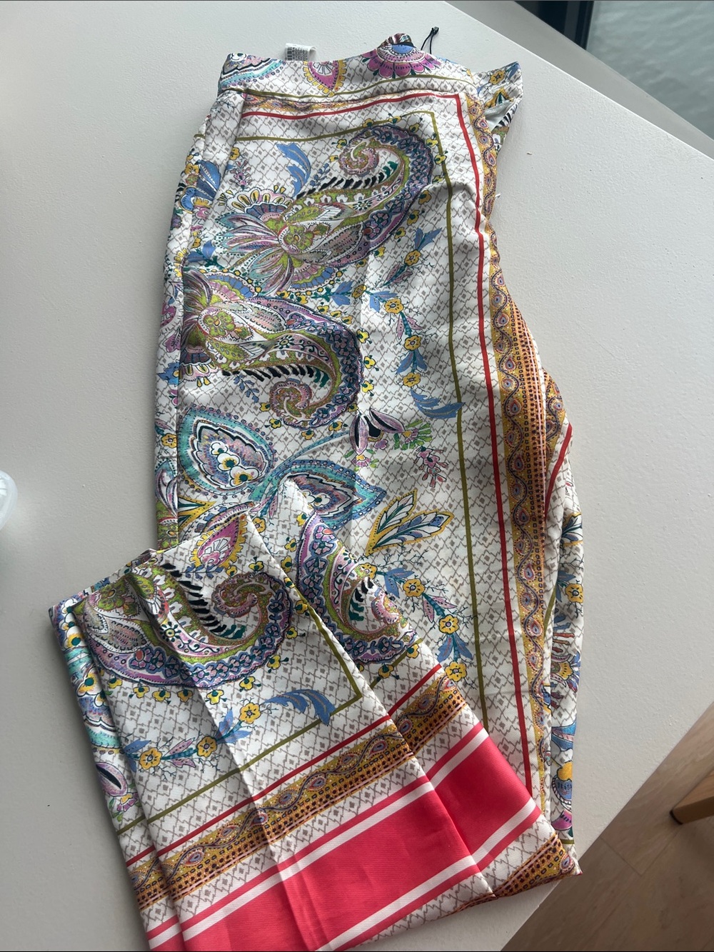 Printed Paisley Zara Set Comes with Pants and shirt